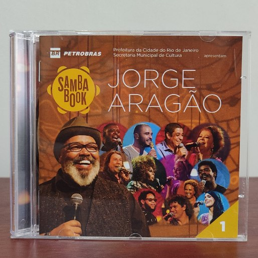 Cd: Jorge Aragão - Samba Book - Elza Soares, Zeca Pagodinho, Emicida, Seu Jorge - Original