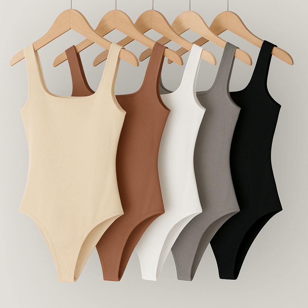 Kit 4 Bodys Body Suplex Feminino Decote Quadrado com Forro Bory em Oferta na Shopee