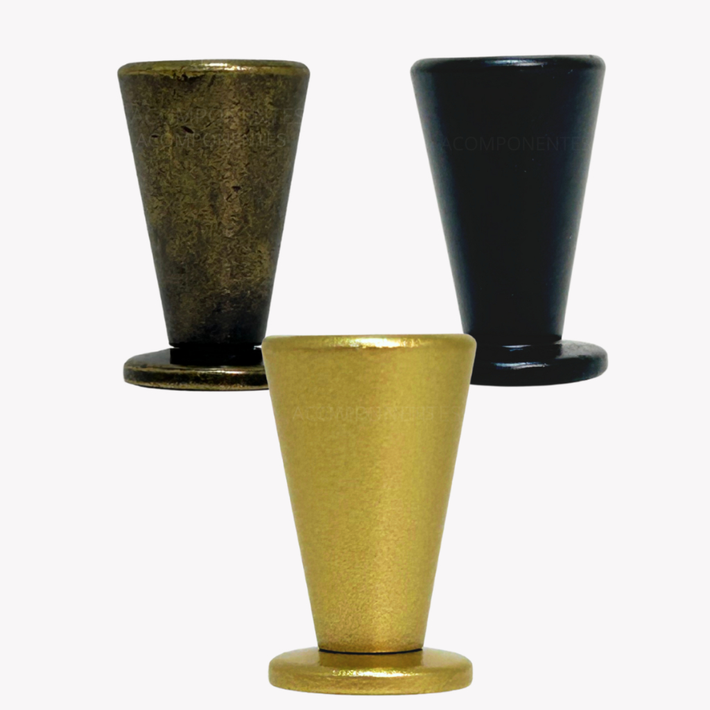 5 Puxadores Ponto Botão De Gaveteiro Armário Cômoda Tulipa - Cores