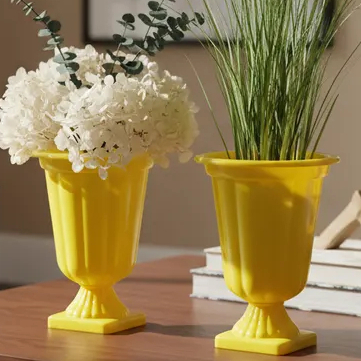 2 Vaso Grego, Vaso Romano, Vaso Plástico, Vaso