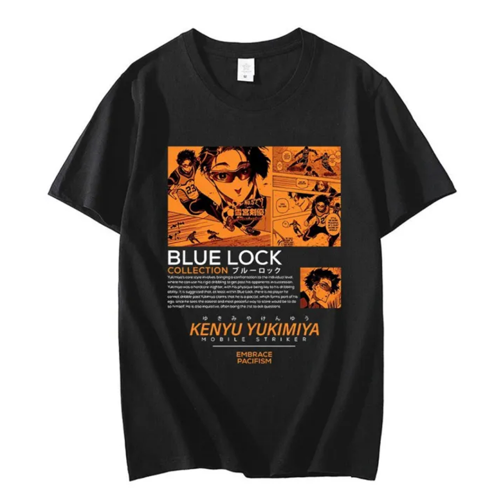 Camiseta Algodão Blue Lock Kenyu Yukimiya