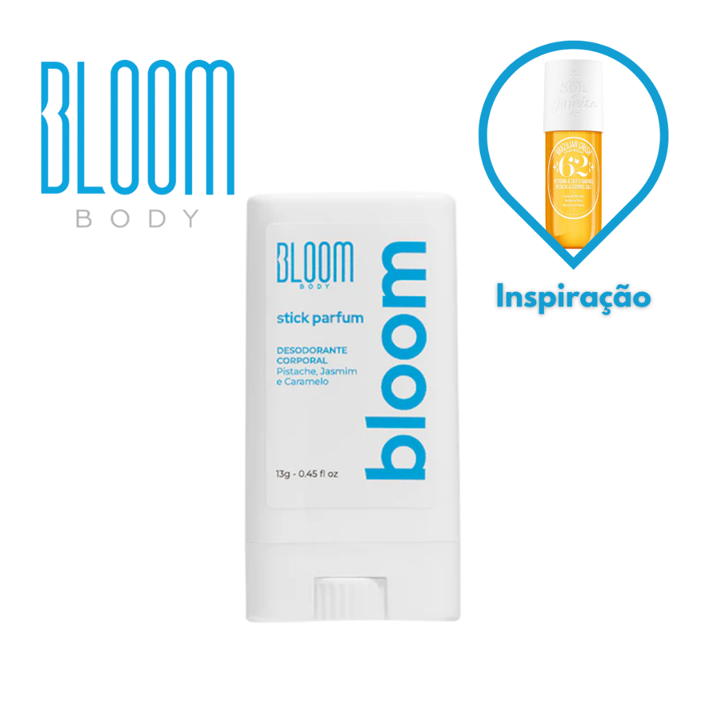 Stick Parfum Bloom Desodorante Corporal Bloom Body 13g