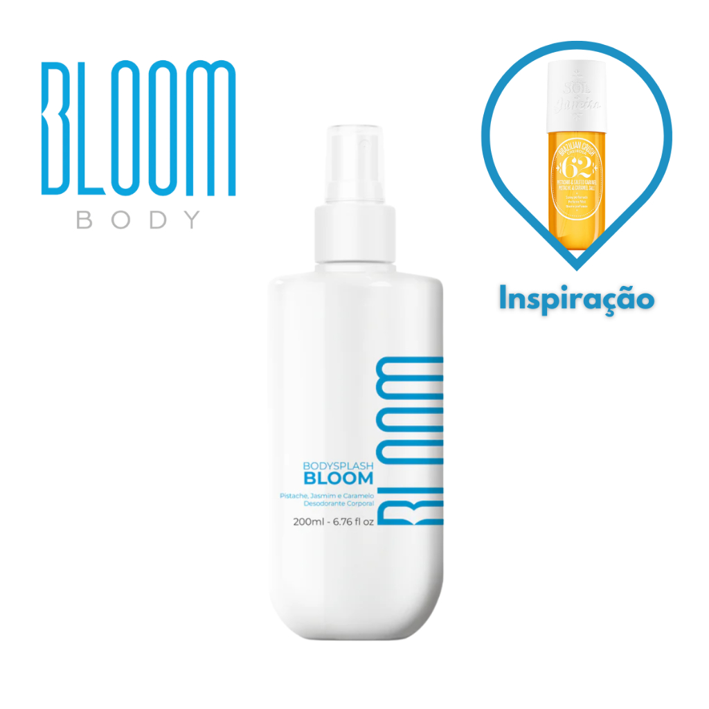 Bloom Bronzeado Body Splash Bloom Desodorante Colônia 200ml