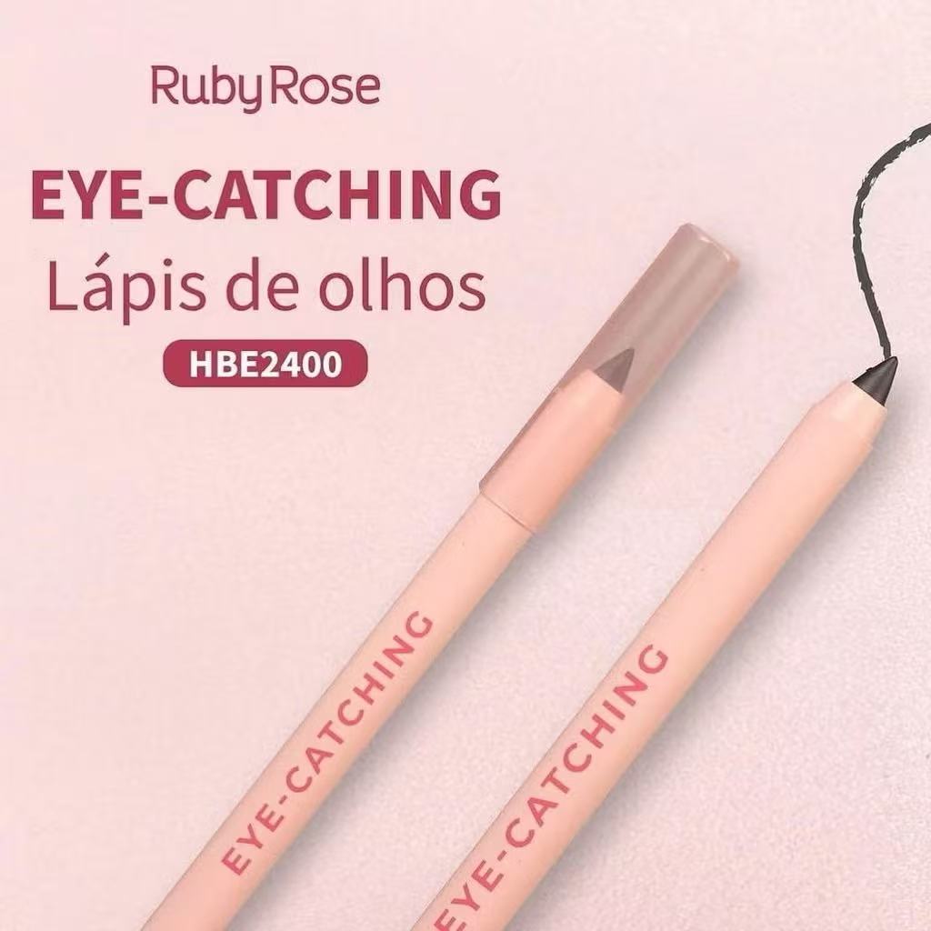 Lápis de Olho Eye Catching (COR Preto) Linha Rosa - Ruby Rose HB E2400