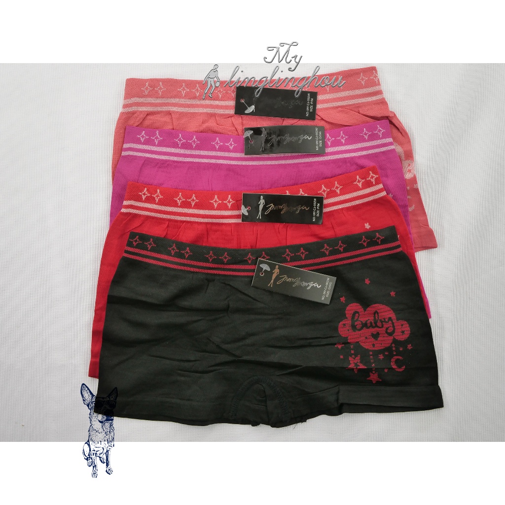 Kit 3-10 Calcinhas Boxer Infantil Adolescente Juvenil Feminina Leve e Confortável dia a dia/1177