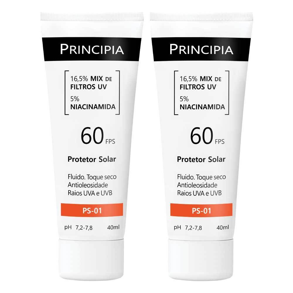 Principia Kit - 2 Protetores Solares Facial - PS-01 FPS 60