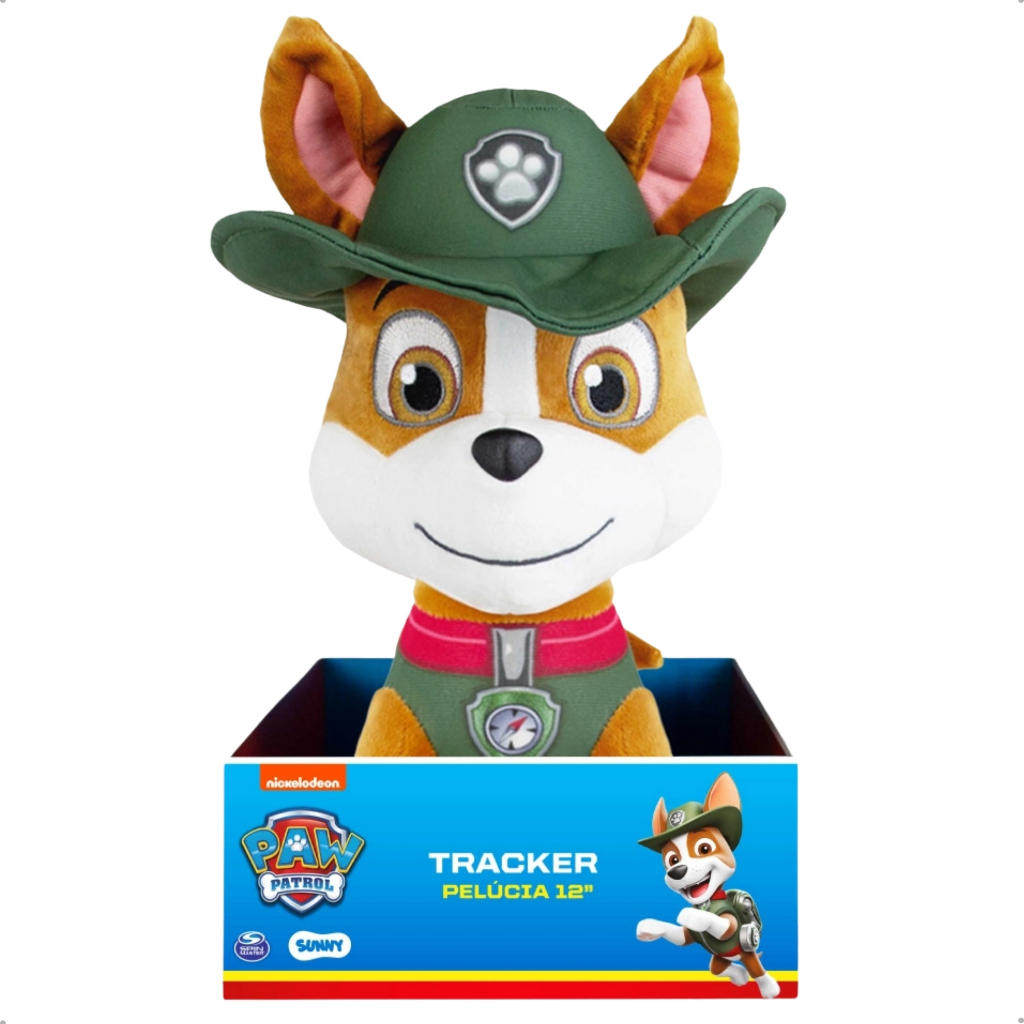 Pelúcia Patrulha Canina Boneco Brinquedo Infantil Tracker Tamanho G Original Sunny em Oferta na Shopee