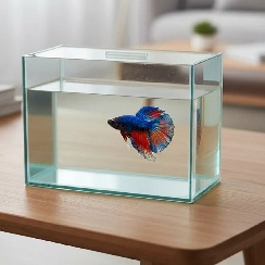 Aquário 3 litros 20x10x15 cm beteira n1 para peixes e plantas ornamental vidro retangular vidro 3mm incolor em Oferta na Shopee