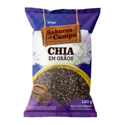 Chia Sabores Do Campo 120 g - Rico Em Fibras