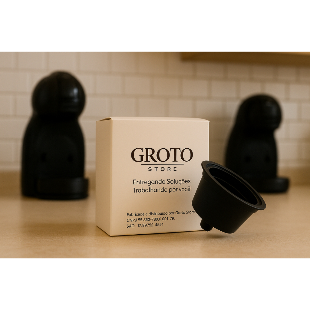 Adaptador- Capsulas Três Corações Para Maquina Dolce gusto