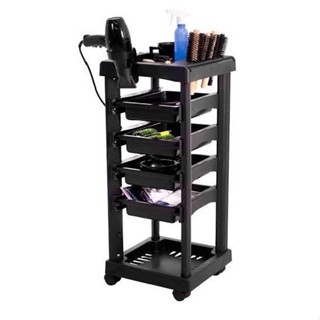 Carrinho Auxiliar Organizador Multiuso com 4 Gavetas – Preto Santa Clara Preto em Oferta na Shopee