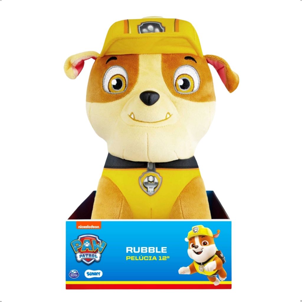 Pelúcia Patrulha Canina Boneco Brinquedo Infantil Rubble Tamanho G Original Sunny em Oferta na Shopee