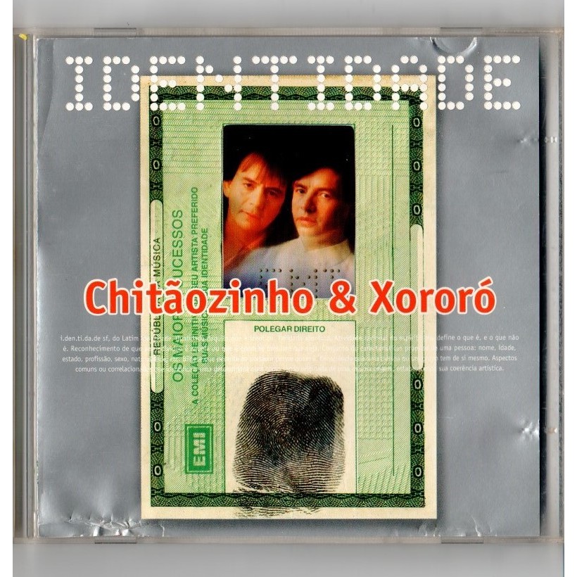 CD Sertanejo Chitãozinho & Xororó - Identidade