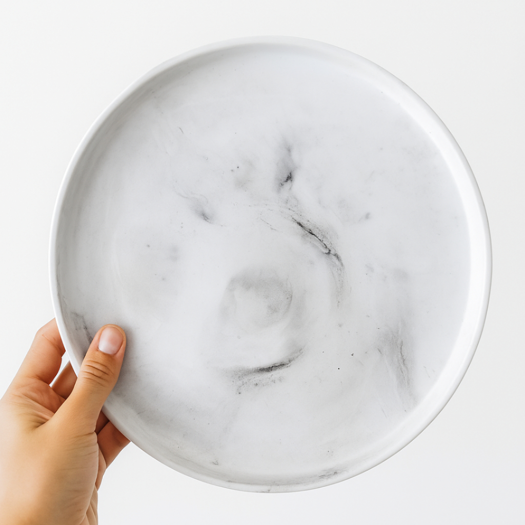 bandeja decorativa grande, organizar de casa, objeto de decoração em Gesso