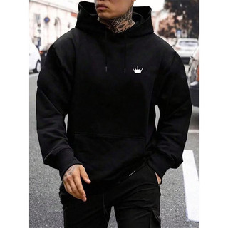 Moletom Masculino Moletom Canguru Blusa de Frio Unissex Moletom Estampado Coroa Moletom Unissex Toooop