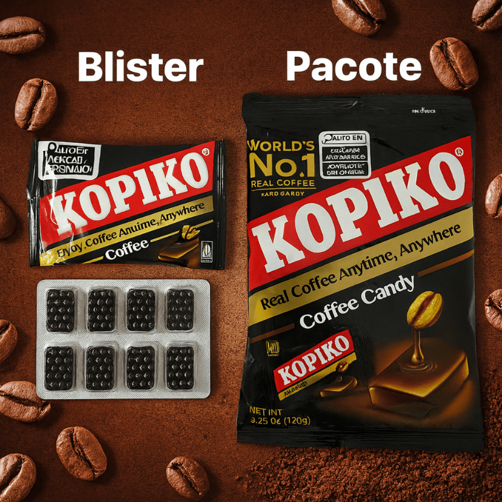 Bala Cafe Kopiko pacote120g ou bliste 32 gr Importado Coffee Candy - Melhor bala Do Mundo em Oferta na Shopee