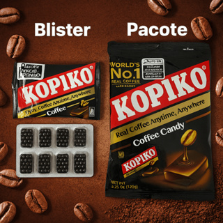 Bala Cafe Kopiko pacote120g ou bliste 32 gr Importado Coffee Candy - Melhor bala Do Mundo em Oferta na Shopee