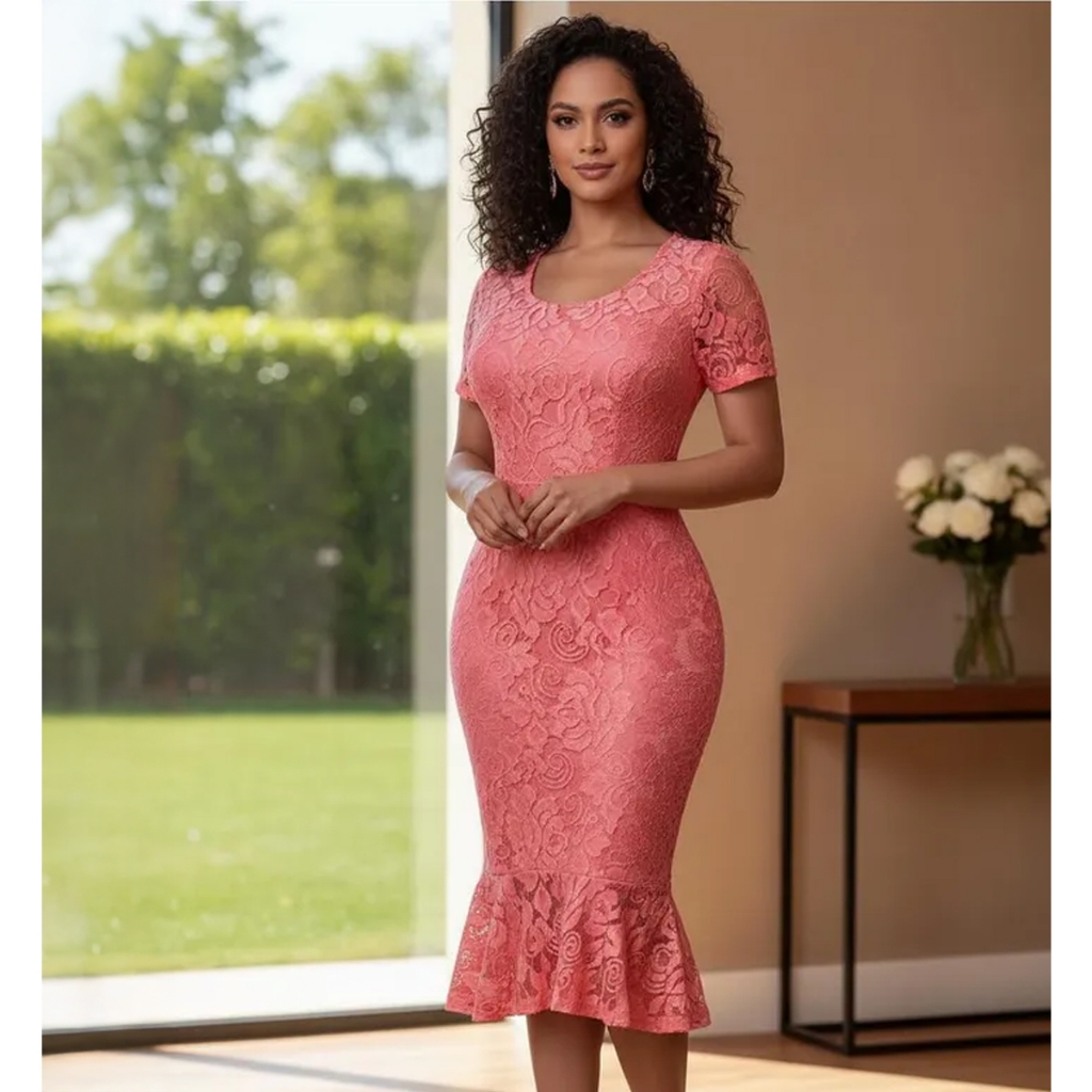 Vestido casamento civil elegante em Oferta na Shopee