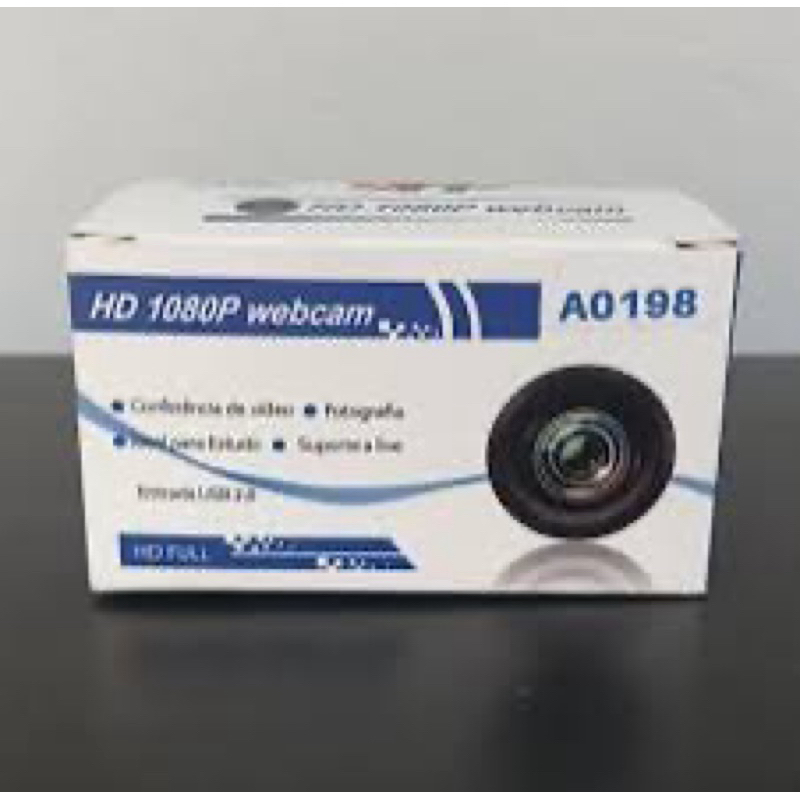 Webcam Full Hd 1080p Usb Mini Câmera Computador C/ Microfone