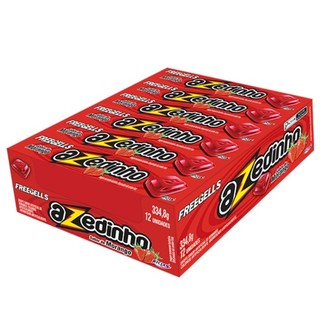 Drops Freegells Azedinho Morango Riclan – Display com 12 Unidades Bala Refrescante
