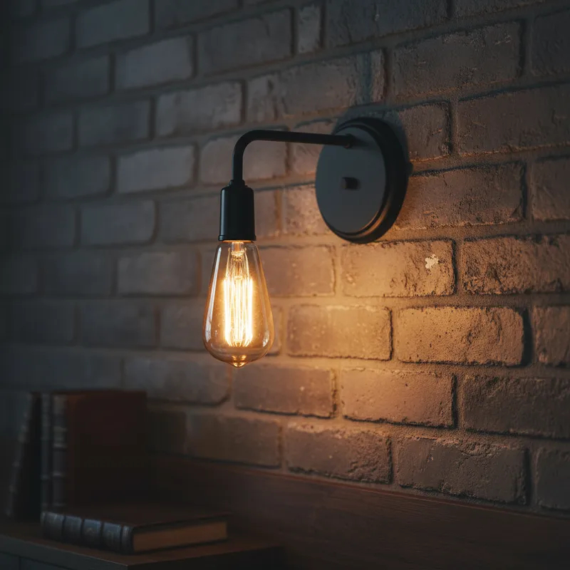 Luminária de Parede Cabeceira - Lustre Industrial Clean Arandela Retro Cores