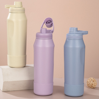 Garrafa Inox Térmica 650ml 950ml Personalizada Hydra Color com Capa Silicone Academia Esporte Gelada em Oferta na Shopee