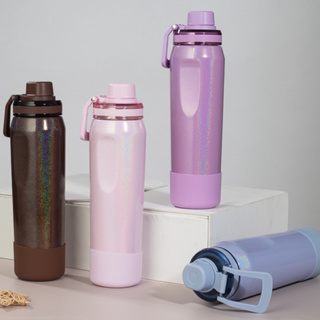 Garrafa Térmica Inox  950ml Esportiva Academia com Capa Silicone Gelada Quente Personalizada Hydra em Oferta na Shopee