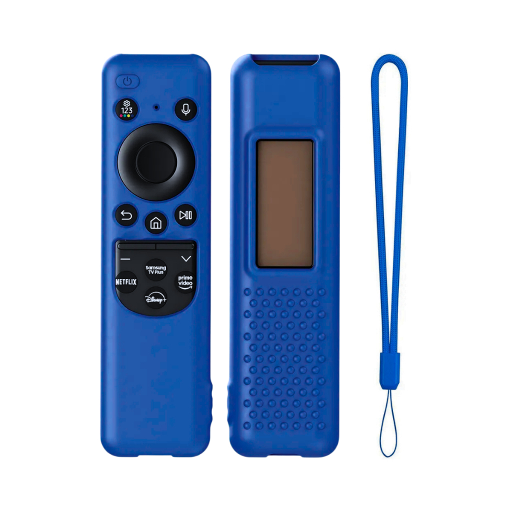 Kit 2 Capas Azul Royal em Silicone p/ Controle Smart TV – Proteção Lavável Durável