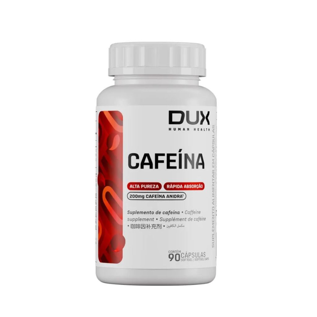 Cafeína - Pote 90 Cápsulas - Dux Nutrition