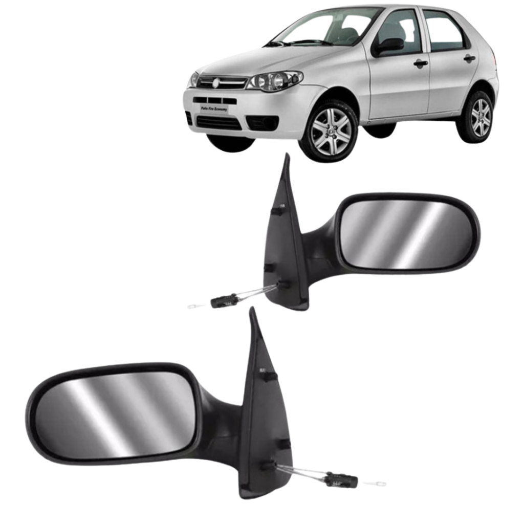 Par Retrovisor Palio Fire G3 Siena Fire 4 Pts 2003 2004 2005 2006 2007 2008 2009 2010 Com Controle
