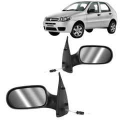 Par Retrovisor Palio Fire G3 Siena Fire 4 Pts 2003 2004 2005 2006 2007 2008 2009 2010 Com Controle