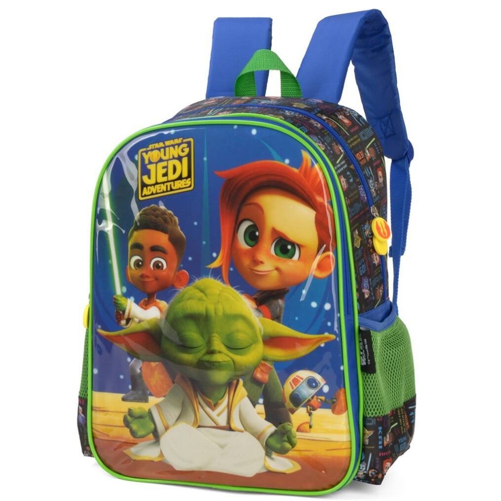 Mochila de Costas Infantil Escolar Star Wars Young Jedi