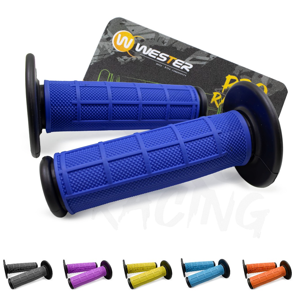 Manopla Pro Racing Esportiva para Motos Amarelo, Azul, Laranja, Preto, Rosa, Roxo, Verde, Vermelho