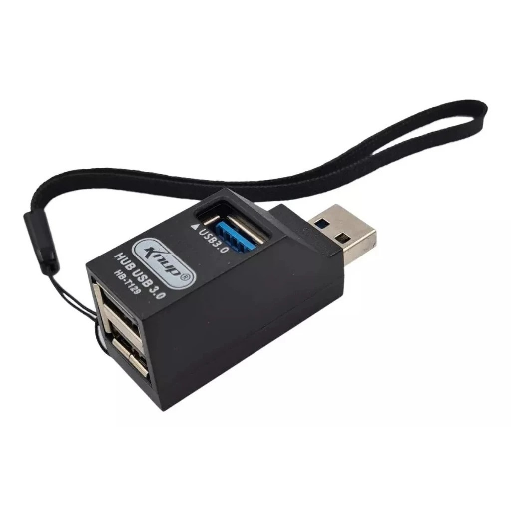Hub Usb 3.0 E 2.0 3 Portas Portátil Dados Usb Pratico 5gbps