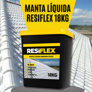 Manta Líquida Emborrachada 18kg - Impermeabilizante Para Telhados, Lajes, Paredes, Calhas e Rufos em Oferta na Shopee