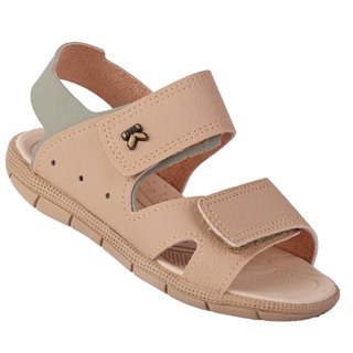 Sandália Papete Infantil Masculina Casual Klin  Super Leve Confortável e Anatômica Voltas as Aulas - Palha em Oferta na Shopee
