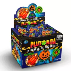 Chiclete Plutonita Cabeça de Abóbora 180g - Arcor