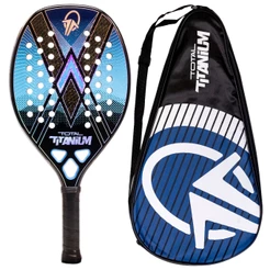 Raquete Beach Tennis Total Titanium Carbono 3k 2025 + Capa Brinde