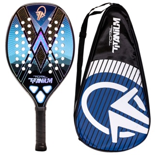 Raquete Beach Tennis Total Titanium Carbono 3k 2025 + Capa Brinde em Oferta na Shopee