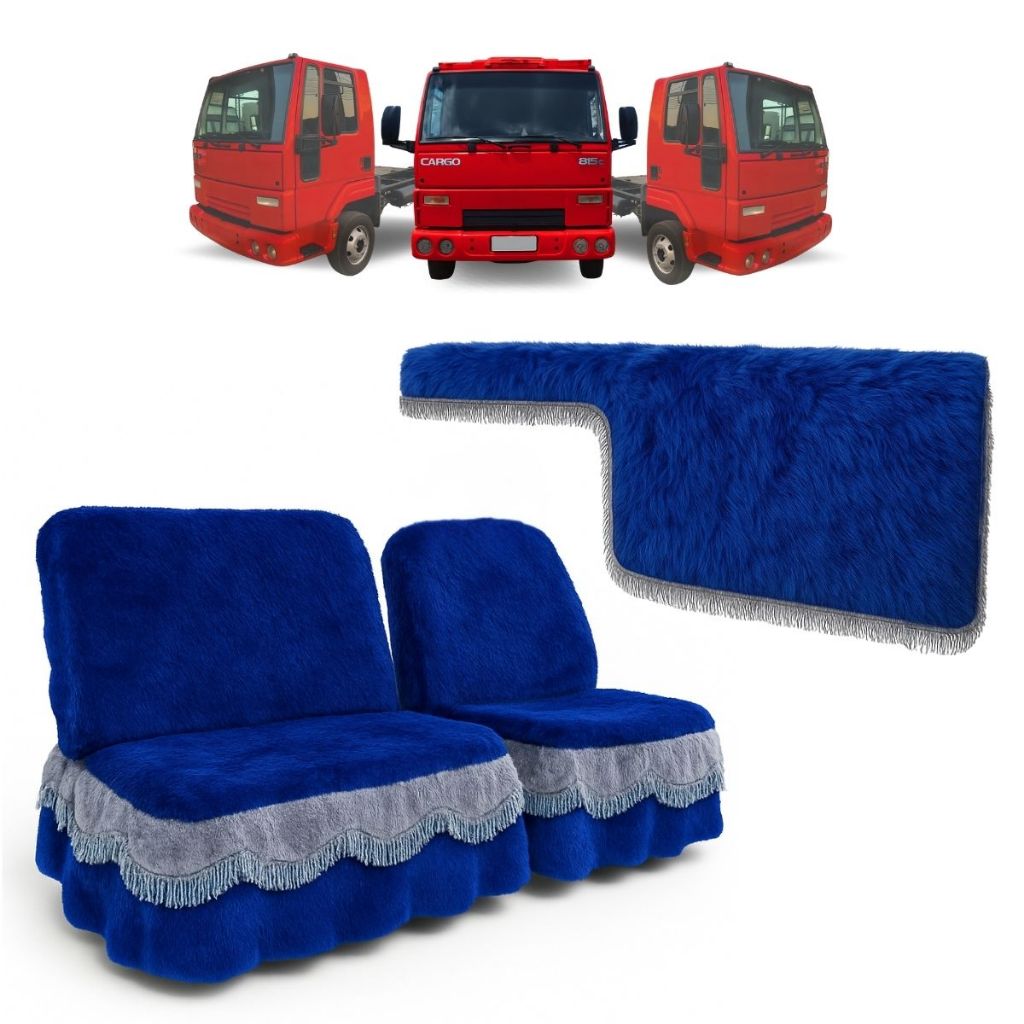 Kit Capa de Banco e Painel Chinil Logotipo Caminhão Ford Cargo Até 2010