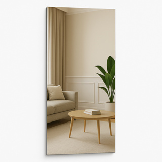 Espelho Banheiro 50cm x 60cm + kit instalação Decoração Sala Lavabo Casa Loja Quarto Provador Grande em Oferta na Shopee