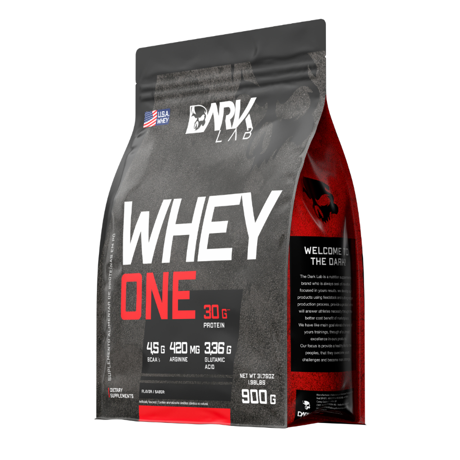 Detalhes do Kit Whey Protein One Refil 900g + Creatina Monohidratada Pura 150g - Dark Lab