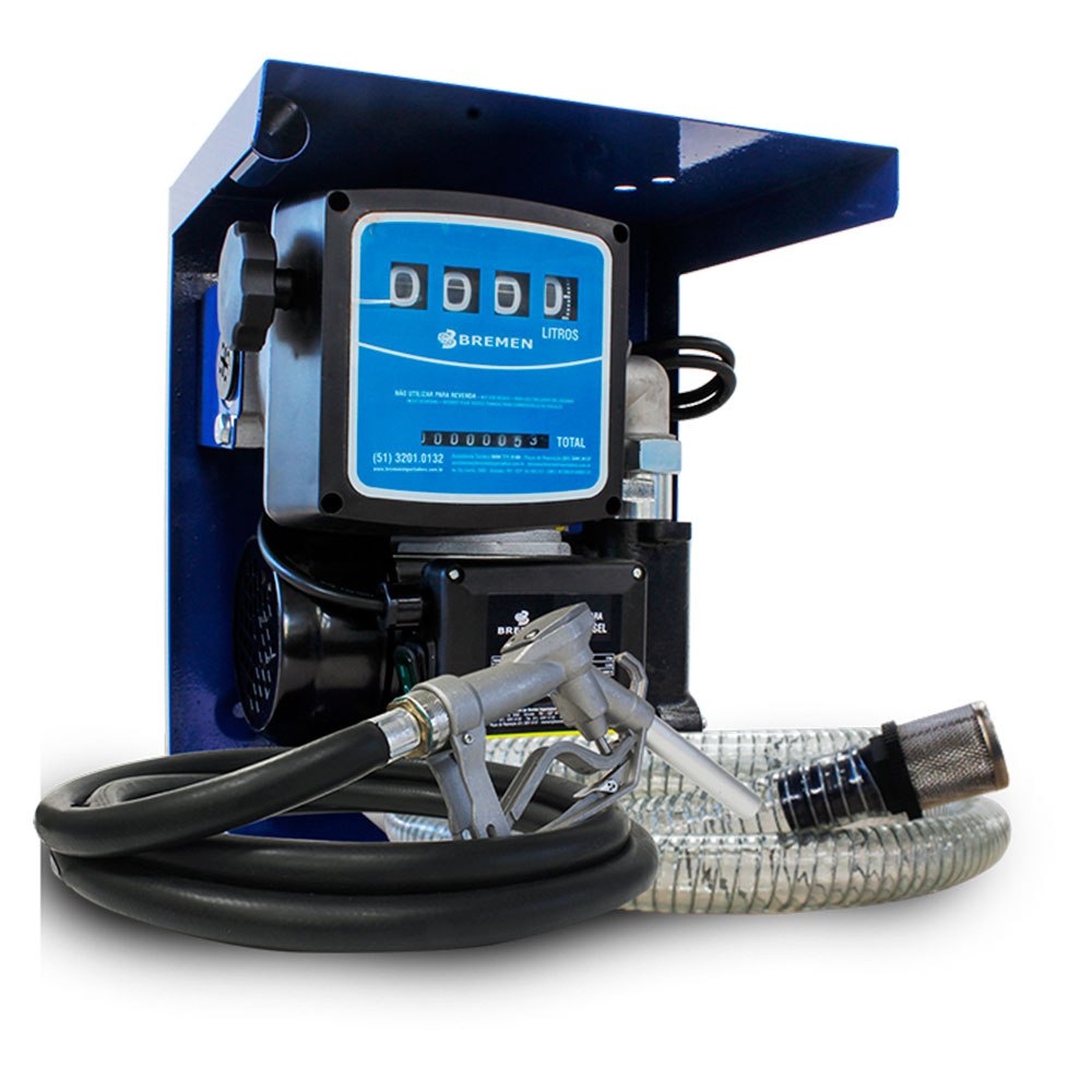 Bomba Abastecimento De Óleo Diesel 60 Lts Bremen 220v C/ Bico Manual e Mangueira de Transf. NBR 4m em Oferta na Shopee