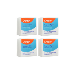 4 Pct C/50 Un - Lenço Wipes Higiêne / Acamados / Bebê Cremer em Oferta na Shopee