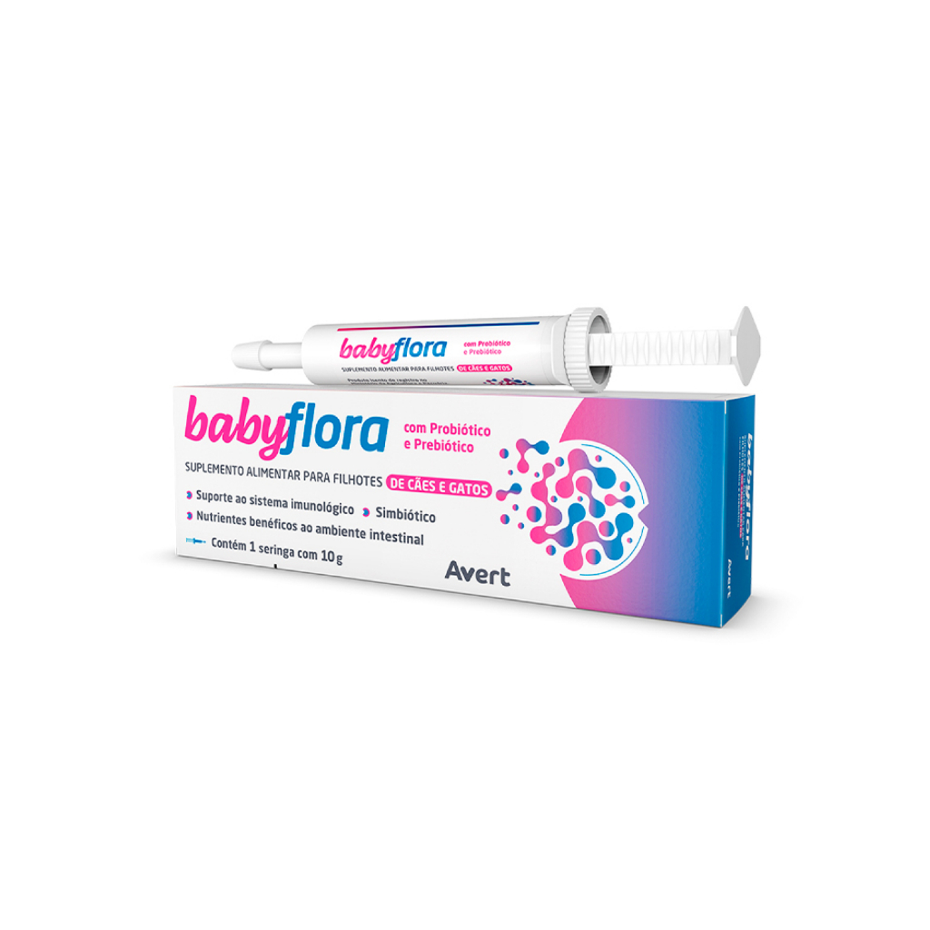 Avert Babyflora Pasta 10g Suplemento Alimentar Pet em Oferta na Shopee