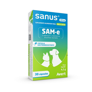 Sanus 100 mg 30 cápsulas Suplemento AVERT em Oferta na Shopee