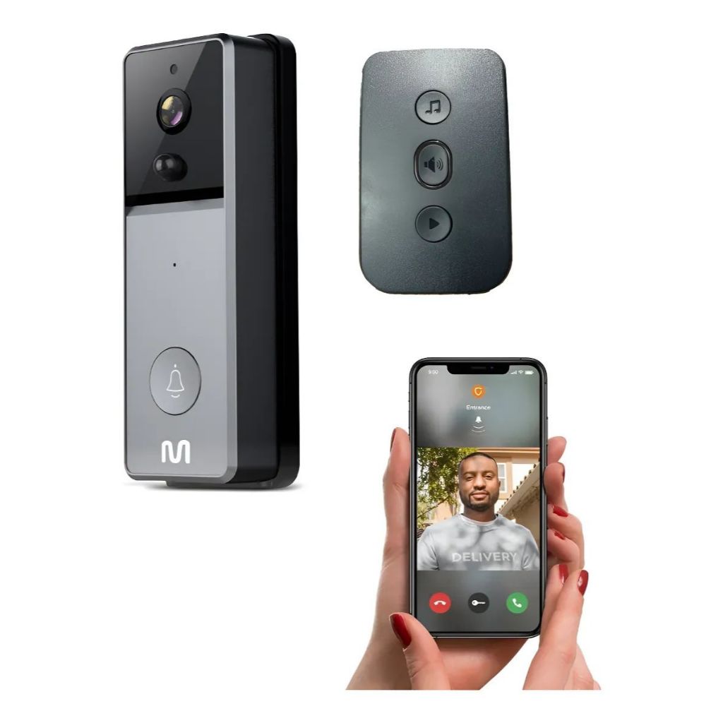 Vídeo Porteiro Smart Wifi Se237 Full Hd Multilaser - atenda em qualquer lugar do mundo