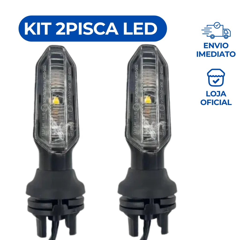 Kit 2 Piscas Seta led Cb Twister Titan 150 Cg Titan 160 Fan 160 em Oferta na Shopee