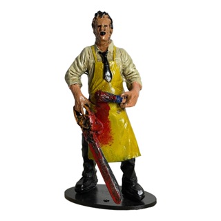 Boneco Leatherface Massacre da Serra Elétrica Estatueta Filme Estátua Colecionável de Resina em Oferta na Shopee