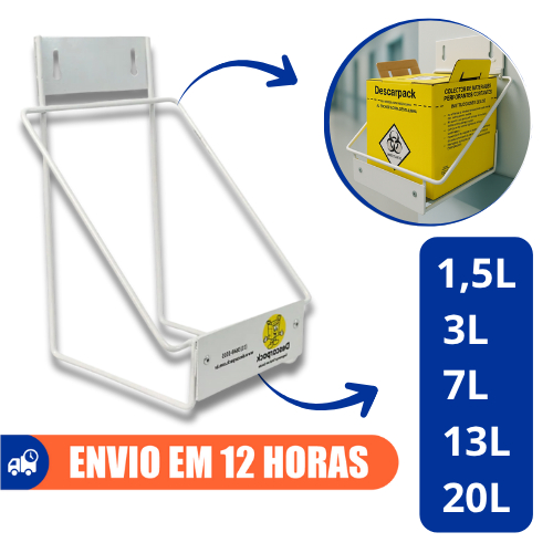 Suporte Para Caixa Coletora 1,5L 3L 7L 13L 20L Descarpack em Oferta na Shopee